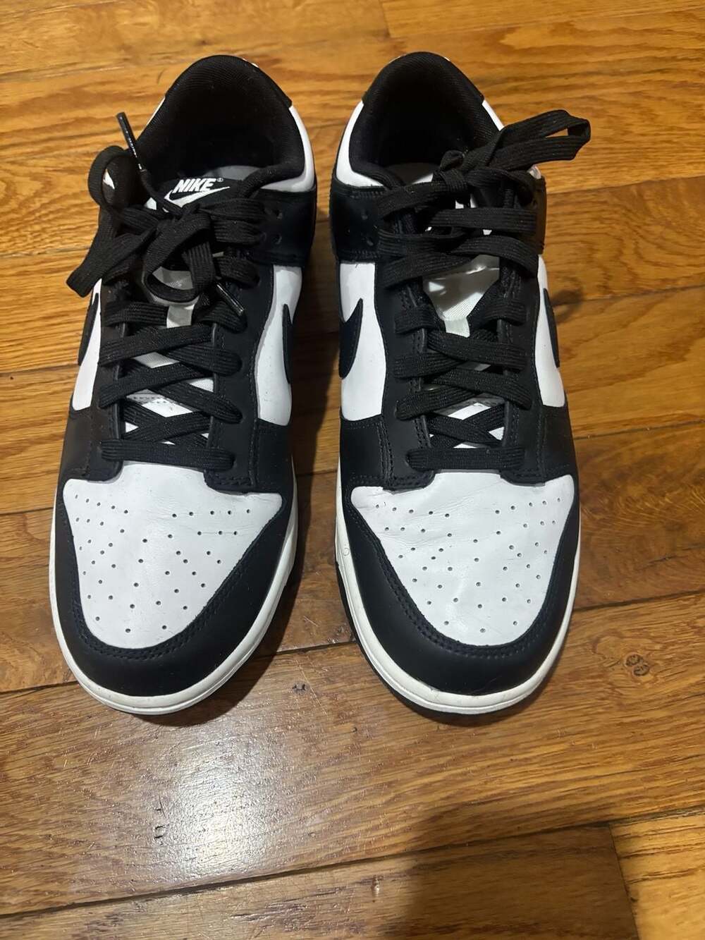Nike Dunk Low Black White Panda Sneakers Men’s Size 10.5